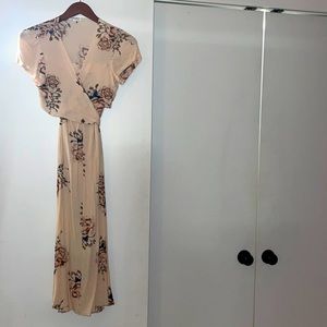 Cotton candy LA two-piece skirt and wraparound top size small